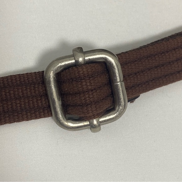 Fossil Key-Per Brown Floral Coated Canvas Crossbody Bag - NWOT - Picture 7 of 9